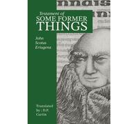 D P Curtin John Scotus Eriugena Testament of Some Former Things (Tascabile)