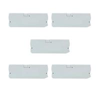 D-PT4-QUATTRO Piastra di copertura terminale 100 pezzi 76x26x2,2 mm Accessori for morsettiere su guida DIN Serie PT4