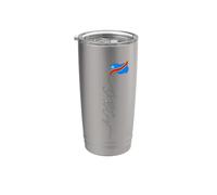 D.R. Congo, Kinshasa, Patriottico congolese Bicchiere termico in acciaio inox doppia parete