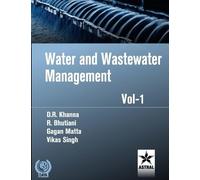 D R Khanna Water and Wastewater Management Vol. 1 (Copertina rigida)