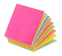 D.RECT 110516, Note Adesive/Magic Neon/Set di 1 / 75x75mm / 9 x 25 Fogli di Carta/Forniture per Ufficio/Giorni Della Settimana/Colori al Neon (25 per Colore)