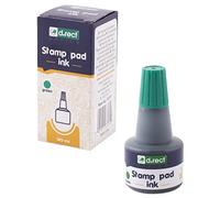 D.RECT 12 pezzi di colore per timbri da 30 ml per riempire tamponi di inchiostro, a base d'acqua, verde