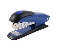 D.RECT 3019 - Cucitrice in metallo, pinzatrice da tavolo, 30 fogli, cucitrice per ufficio, 104034, colore: blu/nero