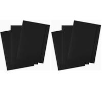 D.RECT cartelle portadocumenti in cartone, con elastico, 300 g, nero, A4, 9077, 1 set da 25 pezzi (Confezione da 2)
