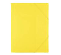 D.RECT Cartellina angolare con elastico in polipropilene, colore giallo