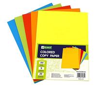 D.RECT Carta Colorata A4 - Carta per Fotocopie, Carta Toner - Miscela di 5 Colori, Carta Multicolore per Stampanti Inkjet e Laser, 5x20 (100) Fogli