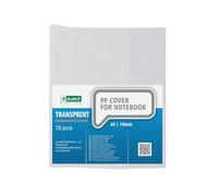 D.RECT Copertine per quaderni A5 trasparenti 150 micron - confezione da 10 protezioni resistenti - coperture scolastiche per libri e quaderni