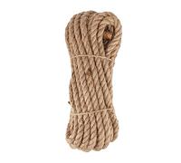 D.RECT Corda di Juta 12mm, 10m, Corda di Canapa, Corda in Fibra Naturale