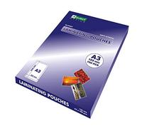 D.RECT | Fogli Laminati | Lucida | Trasparente | Formato A3 | 125 Micron | Confezione da 100 Unità | Laminazione | Durevole e Trasparente | Forniture per Ufficio