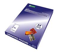 D.RECT | Fogli Laminati | Lucida | Trasparente | Formato A4 | 80 Micron | Confezione da 100 Unità | Laminazione | Durevole e Trasparente | Forniture per Ufficio