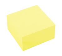 D.RECT Foglietti Adesivi a Forma di Cubo | Set da 1 Pezzo | 51x51mm | Note Riposizionabili | Pad da 1x400 Fogli | Forniture per Ufficio | Colore Giallo