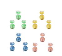 D.RECT Magneti al Neodimio, 12 pezzi, multicolori, forti magneti magnetico Push pins, Puntine Calamite al Neodimio