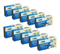 D.RECT Punti metallici da 10 mm per cucitrice da ufficio, confezione da 10.000