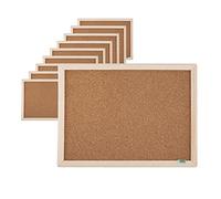 D.RECT Rettangolare Bacheca in Sughero 10x - Lavagna In Sughero con Cornice in Legno 30 x 40 cm