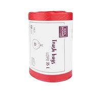 D.RECT Sacchi per la Spazzatura 35L, 50 Pezzi - Sacchi Nettezza per il Riciclaggio, per la Cucina, Rosso