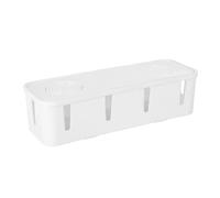 D.RECT Scatola per la gestione dei cavi per cavi esteticamente bianca, 270 x 75 x 75 mm