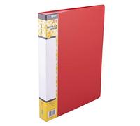 D.RECT Set di 60 Cartelle in Polipropilene | 60 Cartelle ad Alta Trasparenza | Etichetta sul Contenuto Della Colonna Vertebrale | A4 | Colore : Rosso
