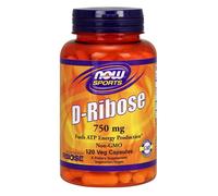 Now Foods D-ribosio 750 mg, 120 capsule