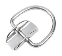 D-Ring Marino 316 SS per Cinturini Serbatoio Subacqueo | Design basso per profilo, riduce rischio impiglio, ideale immersioni tecniche, ricreative laterali(52mm)