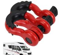 D Ring Shackle 3/4 - Heavy Duty Recovery Bow Shackles, 41887 Lbs Tow Hook Connector With Isolator Washer, Off Road Vehicle Accessory | Suitable For Truck SUV 4x4 Recoversy Pulling Winch Equipment