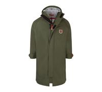 D-Robe Beaufort - Accappatoio per bambini con fodera in pile e cappuccio regolabile, cappotto oversize impermeabile e antivento, accappatoio da spiaggia per bambini, DR Verde, 8-12 Years