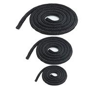 D&S Vertriebs GmbH - Guarnizione rotonda per camino, resistente al calore, per porte da 6,8,10,12,14,16,18,20 mm, 1-100 m, colore: Antracite/Grigio