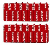 D.SKING Confezione da 12 cuscinetti biadesivi di ricambio, 40 x 50 mm, per cruscotto, parabrezza, ventosa, telefono, DVR, casa, navigatori GPS