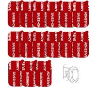 D.SKING Confezione da 15 pezzi di adesivi di ricambio rettangolari 3M ad alta adesione, per auto, cruscotto, telefono, parti adesive, nastro biadesivo 3M VHB