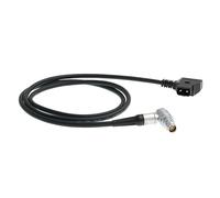 D-tap femmina 4+2 ad angolo retto 6 pin cavo di alimentazione flessibile per fotocamera DSMC2 rosso epico scarlatto 100 cm