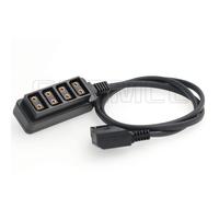 D-Tap Maschio a 4 Porte D-Tap Femmina Hub Splitter Cavo Di Alimentazione per Ant