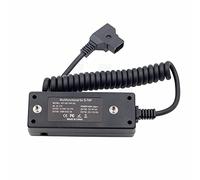 D-TAP Power Splitter da 1 a 4 Convertitore adattatore CC USB P-tap, montaggio a vite da 1/4 '' per batteria V-lock e fotocamera (4D-TAP-DC)