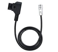 D - Tap to BMPCC 4K Power Cable, 4K Camera Power Cable, D - Tap to Cinema Camera 4K Cable with Reinforced Sleeve and Gold - Plated Pins, for V - Mount or Gold (0.km)