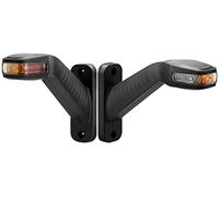 D-TECH 2 x LED Luci Posizione Laterali del Rimorchio Lampade Posizione Anteriore del Camion ECE-approvato 12v 24v luci di Posizione LED per rimorchio,Camper, Caravan Camion LED Luci Laterali rimorchio