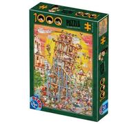 D - Toys DTS61218 Puzzle da 1000 Pezzi - Cartoon: Tower of Pisa