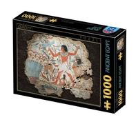 D-Toys DTS74843 Puzzle da 1000 Pezzi - Ancient Egypt Nebamun Hunting in the Mars