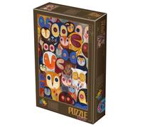 D-Toys - Puzzle Andrea Kürti: gufi - 1000 Pezzi