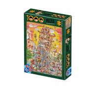 D-Toys Puzzle Cartoon - Torre di Pisa 1000 pezzi