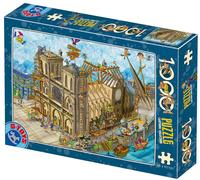 D-Toys - Puzzle Collezione di cartoni animati - Notre Dame - 1000 Pezzi