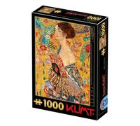 D-Toys Puzzle Gustav Klimt - Donna Con Ventaglio 1000 pezzi