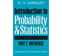 D. V. Lindley Introduction to Probability and Statistics from a Baye (Tascabile)