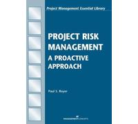 D Van Well-Stam F Lindenaar S Van Kinderen B P Van Project Risk Ma (Tascabile)