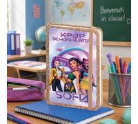 D&Vlab Agenda Diario Quaderno A5 Blocco Note Appunti personalizzato con Nome RAGAZZE POP per bimba Bambina Scuola elementare media infanzia primaria Secondaria