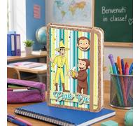 D&Vlab Agenda Diario Quaderno A5 Blocco Note Appunti personalizzato con Nome SCIMMIETTA per bimbo Bambino Scuola elementare media infanzia primaria Secondaria