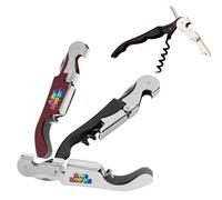 D&Vlab CAVATAPPI PROFESSIONALE PER VINO TAPPI IN SUGHERO APRIBOTTIGLIE CON CORONA E COLTELLINO PERSONALIZZABILE CON LOGO E SCRITTE STAMPA A COLORI GADGET PROMOZIONALE PER BAR RISTORANTI PUB (50)