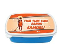 D&Vlab Contenitore Porta Pranzo merenda Bimbi Personalizzabile con NOME BRAINROT TUM TUM TUM SAHUR Adatto per Il Tuo Bimbo Quando va a Scuola Elementare, Infanzia, Media