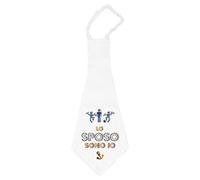 D&Vlab Cravattone Per Addio al Celibato Personalizzata Servizio Affiancamento Maxi Cravatta idea regalo per festa matrimonio sposo