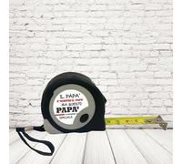 D&Vlab Metro a nastro personalizzato con Nome e Dediche Idea regalo Festa Del Papà Amore Natale Compleanno Lui Nonno Nastro di Misurazione Fai da Te 5 metri Nero ''DAD SPECIALE ''
