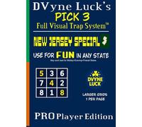 D.Vyne Luck’s Pick 3 Full Visual Trap System™ - Pro Player New Jersey Larger Grid Edition: Master the Patterns. Sharpen Your Strategy. Play Like a Pro.