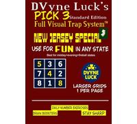 D.Vyne Luck’s Pick 3 Visual Trap System™ - New Jersey Standard Large Grid Edition: Master the Patterns. Sharpen Your Strategy. Boost Your Brain Have Fun and Play Like a Pro.