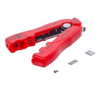 D-Work 2 in 1 - Pinza per spellare cavo 0,2-0,8 mm, precisione e versatilità, in acciaio, Pro